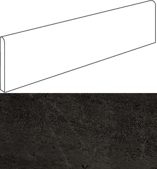 Wise Dark Battiscopa 60X7.2 матовая