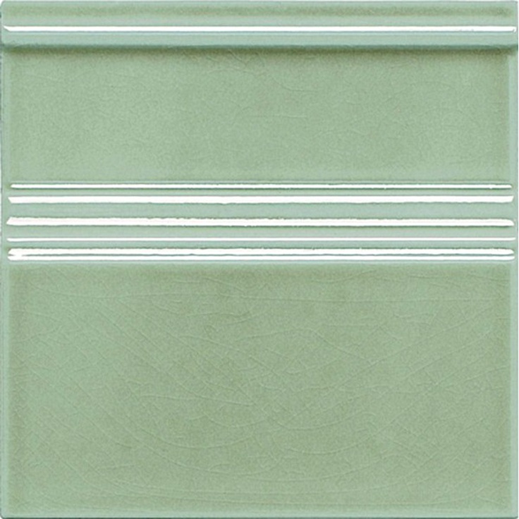Adex Modernista ADMO5204 Rodapie Clasico C/C Verde Claro 15x15