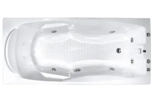 Ванна прямоугольная BACH 150х72 Система 1, гидромассаж, каркас