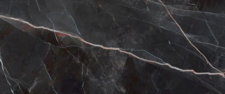 ITALGRANITI CALACATTA BLACK LAP,SQ, 6мм 160x320 глянцевая