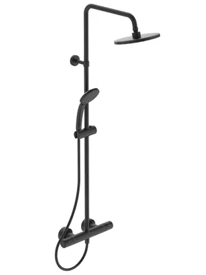 Ideal Standard T25 Душевая система A7545XG термостат для душа, верх душ/лейка, мат.черная