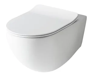 Унитаз подвесной ArtCeram 360х520 безободковый, крепеж, цвет: белый глянцевый FLV004 01 30