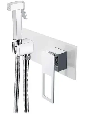 Смеситель Boheme 147-CRCR.2 встраиваемый, с гигиеническим душем, однозахватный, хром