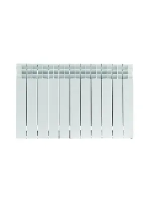 Радиатор STOUT 500 11 секций, биметаллический, боковое подключение, белый SRB-3310-050011