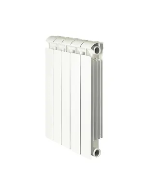 Радиатор биметаллический GLOBAL STYLE EXTRA 350 5 секций RAL 9010