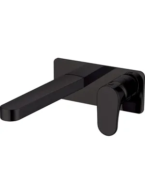 Смеситель Boheme 455-B для раковины, встраиваемый, однозахватный, черный