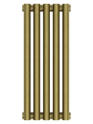 СУНЕРЖА Дизайн радиатор 500х225 (5 секц) состар. бронза, универ. подк., 1/2", 05-0301-5005