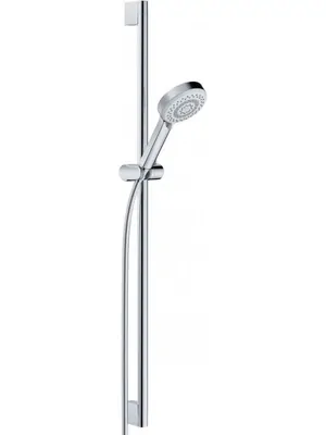 Душевой гарнитур KLUDI s лейка с 3 типами струи, шланг, штанга 900 мм, хром 6893005-00