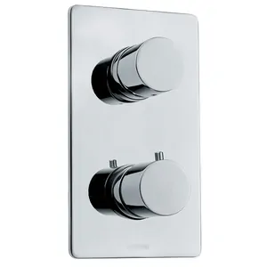 Смеситель для душа Bossini Z00002030 встраиваемый, на 1-5 выходов, внеш. часть, термост., хром