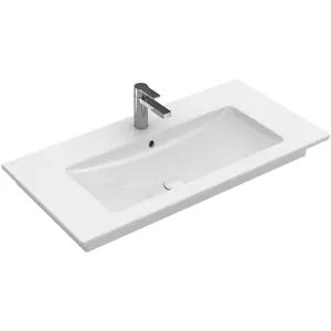Раковина Villeroy & Boch 4104 8L 01 (800х500) с отверстием, перелив, альп.белый