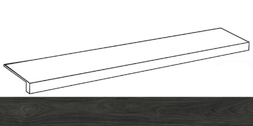 Room Wood Black Satt 33X120 620070001242 сатинированная