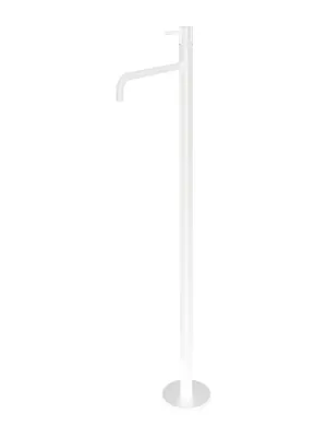 Смеситель Boheme 107-MW для раковины, напольный, однозахватный, белый матовый