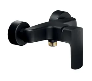 Смеситель NOBILI для душа, настенный, однозахватный, черный матовый VV103130BM