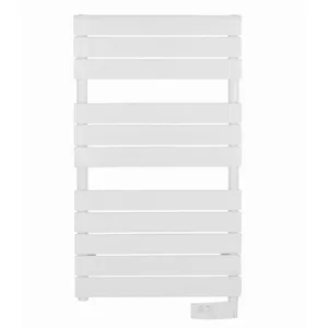 Полотенцесушитель ATLANTIC электрический 500W (ВШ: 984х556) лесенка, белый, 002238