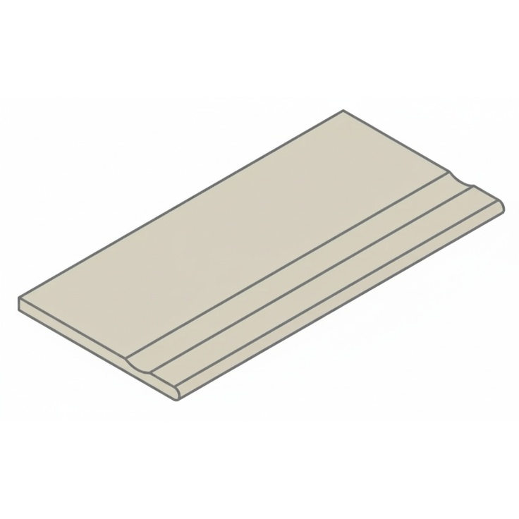 Italon Magma (Магма) 620090001344 X2 Айс бортик с выемкой закруглённый 30x60 матовая