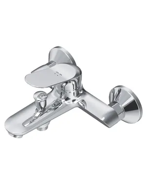 Смеситель AM.PM для ванны и душа, настенный, однозахватный, хром F85C10000