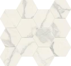 декор Anima Futura Majestic White Esagono 28.5x33
