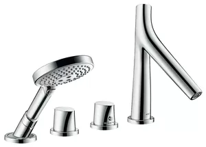 Смеситель Axor 12425 на борт ванны, термостатический, на 4 отверстия, внешняя часть