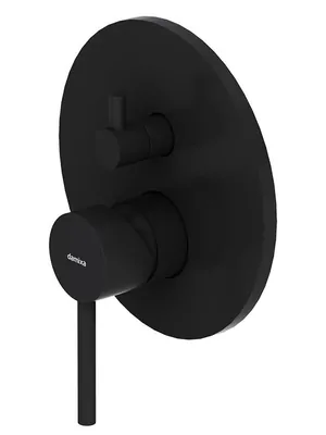 Смеситель Damixa для ванны/душа, встраиваемый в стену, цвет: черный 367100300