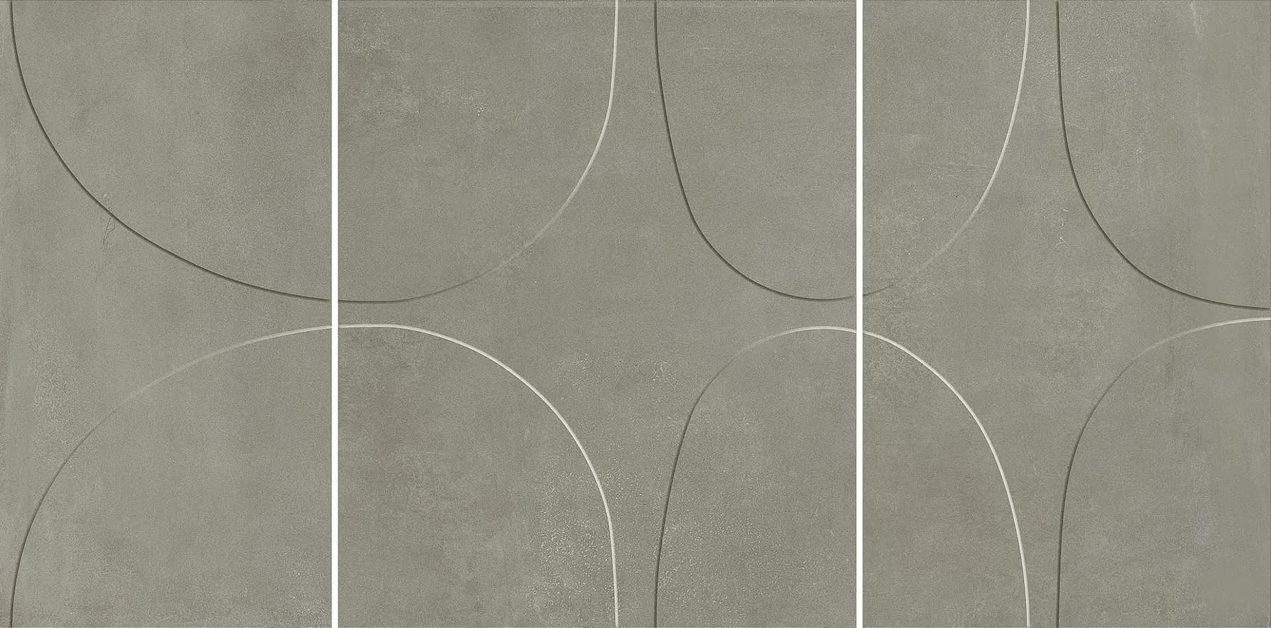 панно I Cementi Taupe Decoro Lito 3D 60x120