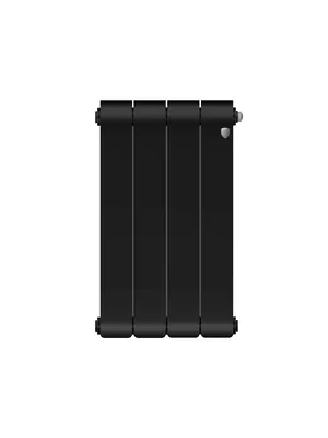 Радиатор биметаллический 4 секции ROYAL THERMO ВШГ:591х320х100 688 Вт Noir Sable