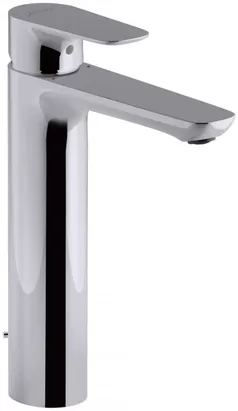 Смеситель Jacob Delafon для умывальника, высокий излив 212 мм, с донным клапаном E72298