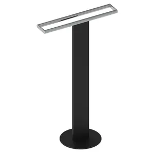 Полотенцедержатель Keuco 853х521 напольный, двойной, фиксированный, черный/хром 4987370201