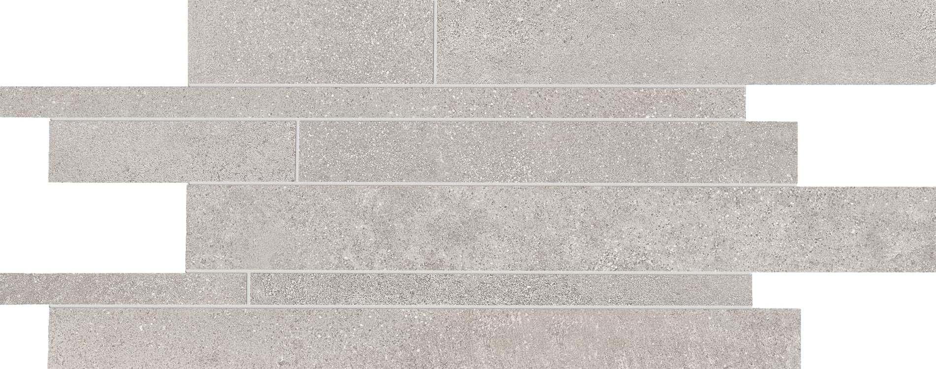 мозаика Be Square Listelli Sfalsati Concrete Naturale Slim 30x60