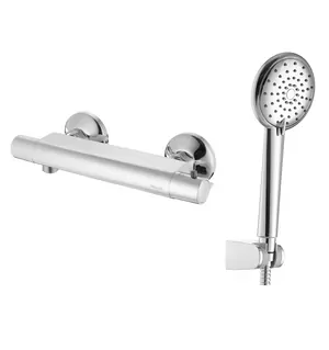 Смеситель для душа Swedbe 9050 термостат + Душевой набор Calypso 5093, лейка 3 режима