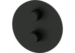 Смеситель для душа Paffoni LIQ013NO термостат, встраиваемый, с вн.ч., на 1 вых., черн.матовый