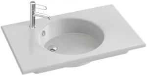 Раковина Jacob Delafon 80см с гладкой нижней поверхностью EXAW112-Z-00 белая