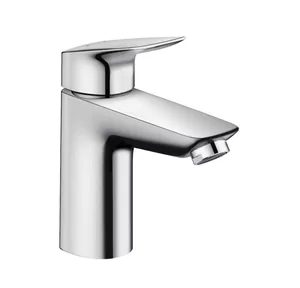 Смеситель Hansgrohe 71104000 LowFlow для умывальника, фиксированный излив, донный клапан