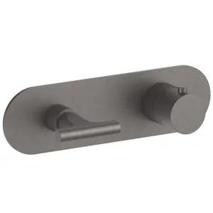 Смеситель для ванны/душа Fantini 67P5J231B термостат, встраив., внеш. часть, Matt Gun Metal