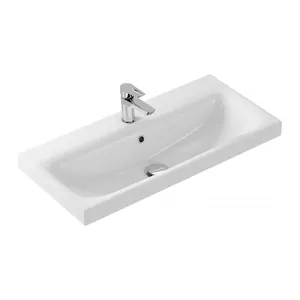 Раковина мебельная Cersanit SLIM 800х380х170 с 1 отверстием, белая S-UM-MOD80SL/1