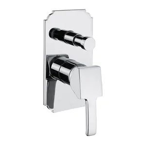 Смеситель CEZARES -VDIM-01 для ванны, встраиваемый с переключателем, однорычажный, хром