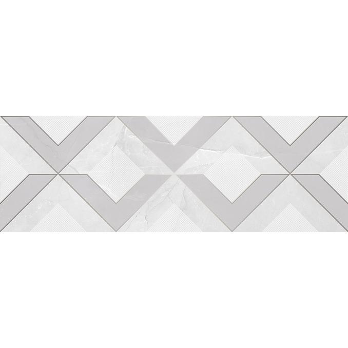 Monti Decor White 20x60 глянцевая