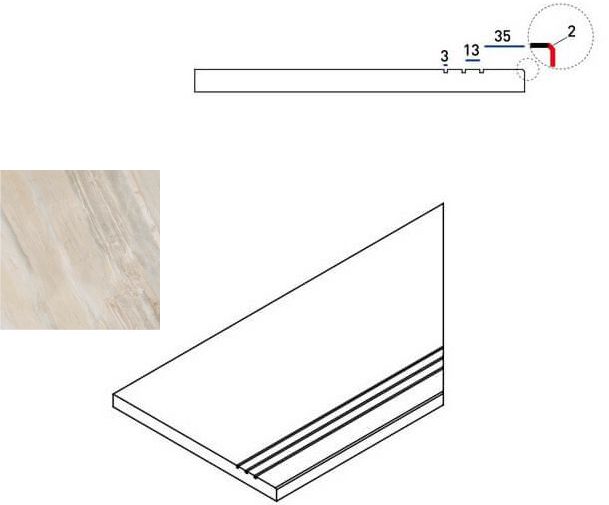 Magnetique X2 White Bordo Grip Dx 60X30 матовая