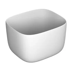 Раковина накладная Antonio Lupi 460х400х303 без перелива, без отв. под смеситель, д/к, белая