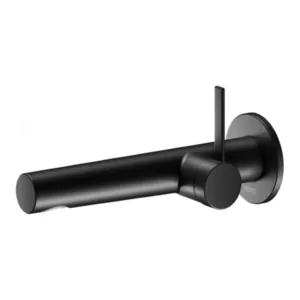 Смеситель Keuco 197 мм, встраиваемый, для раковины, однозахватный, черный матовый 59516 371101