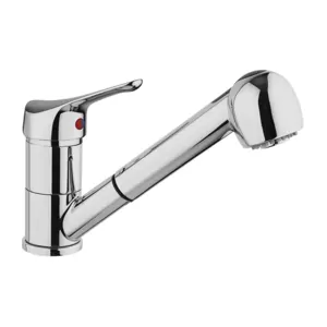 Смеситель для кухни Paini однозахватный, выдвижной, поворотный излив, хром 04CR568RU