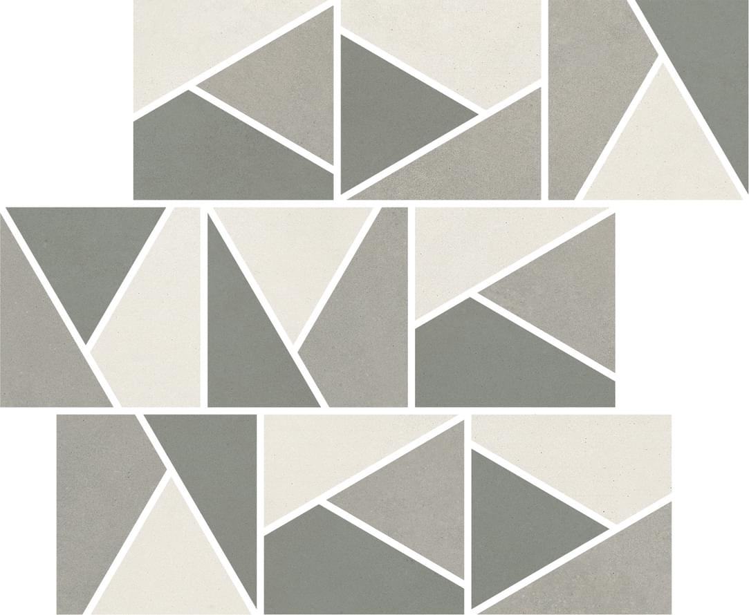 мозаика Nuances Mosaico Triangoli Mix Freddo 1 Strideup 30x30