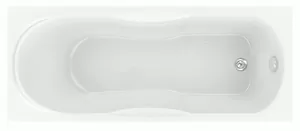 Ванна акриловая BAS 1700х700 прямоугольная, без каркаса, без слива-перелива, цвет: белый
