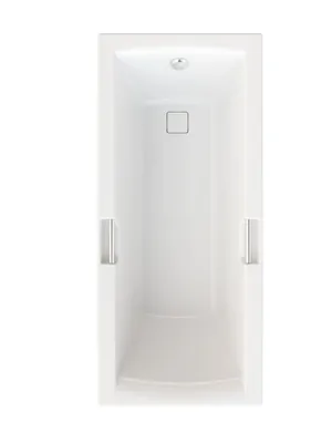 Ванна акриловая Triton (1700х750) с каркасом, с ручками, со сливом-переливом V87O+V64+CK60PF