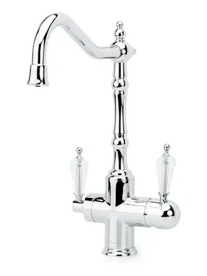 Смеситель Boheme Chromo 113-SW для кухни, однозахватный, c краном для п/воды, хром