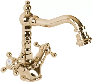 Смеситель CEZARES BS2-02 для биде, двухзахватный, с донным клапаном, бронза
