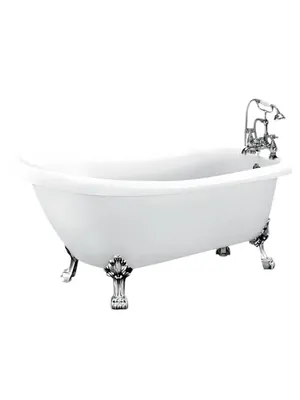 Ванна акриловая BelBagno BB20-1700  1680х720х720 отдельностоящая, овальная, белый