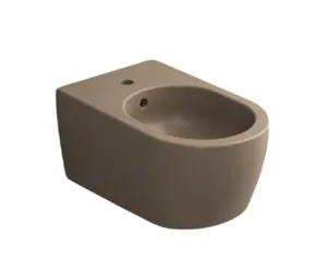 Биде подвесное Cielo SMBSNW 340х530х270 с отверстием под смеситель, цвет: arenaria