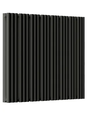 Радиатор стальной Empatiko V S2 двухтруб 952х536х122 24 сек бок.подкл, 2777Вт, Confident Black