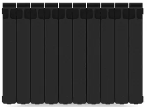 Радиатор биметаллический Rifar Ventil MVR 500 нижнее правое подкл, 10 сек, 1960 Вт, антрацит