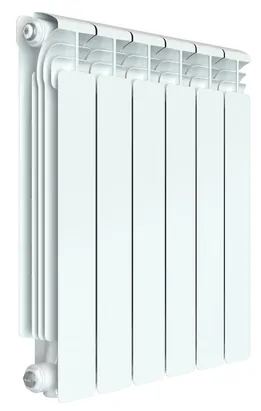 Радиатор алюминиевый Rifar VENTIL VL 500 нижнее левое подключение, 6 секции, 50мм, 1116 Вт